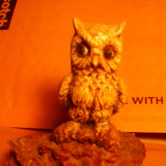 Vintage Art Owl Figurine - Picture 1 of 7
